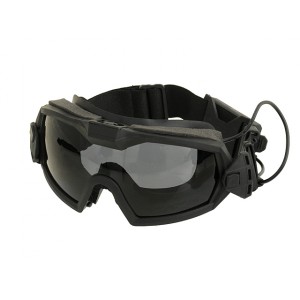 Protective goggle mod.2 with Built-In Anti-Fog Fan - Black [FMA] 